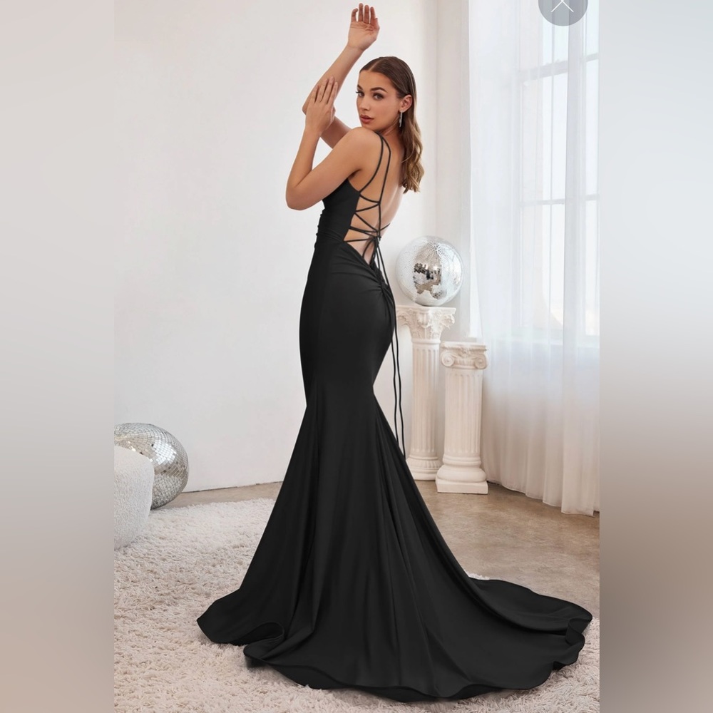 Black Mermaid Prom Dress